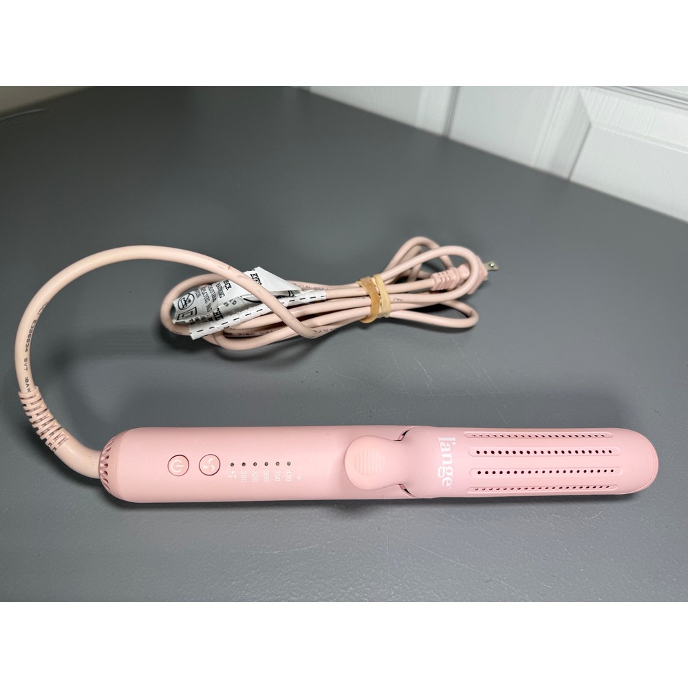 L'ange Le Duo 360 Airflow Styler Pink Titanium Flat Iron Curling Wand A133 Works